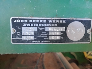 Vind combina de treierat john deer 925