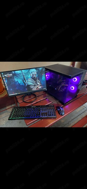 PC Gaming Panoramic i7 8700 | RTX 3060 12GB | 32GB RAM | Sursă Premium be quiet! (Sau Schimb) - imagine 2