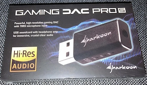Sharkoon Gaming DAC Pro S, USB, stereo, 96 kHz, 24 bit - 100 lei