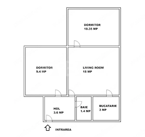 Apartament 3 camere de vanzare etaj intermediar Sibiu -chirias activ - imagine 3