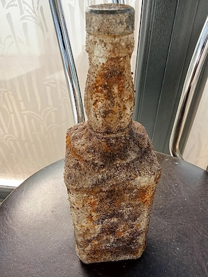 sticla decorativa cu efect Rusty oxidat 