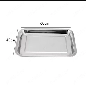 Tava inox alimentar  60x40-10 buc