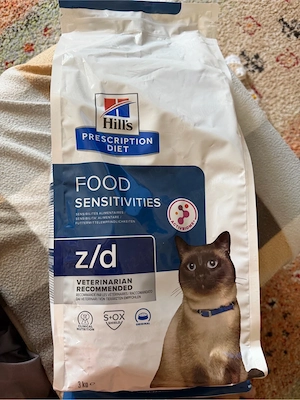 hill's food sensitivies Z D pisici 3kg