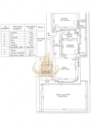 Penthouse - Iris - Armoniei 70mp si terasa 50mp - imagine 7