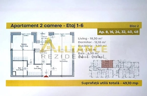 RATE LA DEZVOLTATOR | Ap. 2 camere - imagine 2