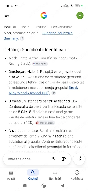 set jante aliaj 5x108 ca nou (2025) - imagine 5