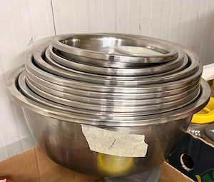 Set de boluri din inox-10buc