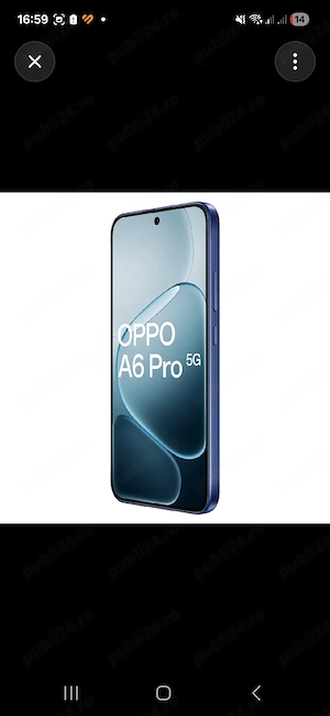 Oppo A6 Pro 5G 8GB RAM   256GB   Nou, Sigilat, Negru