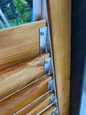 Glisiere aluminiu pentru terase , foișoare și balcoane  , 1 m , 1,5 m , 2 m