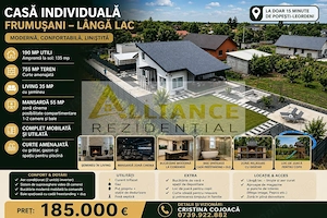 Casa Individuala Frumusani 755 mp Complet Mobilata si Utilata