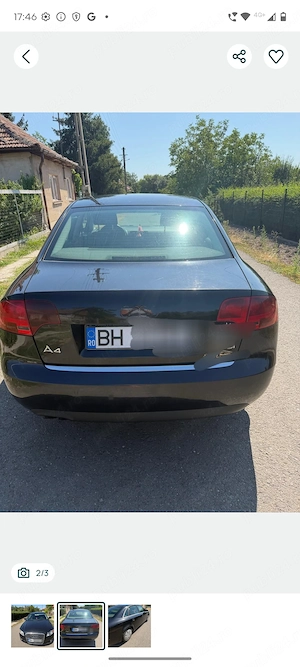 Audi A 4 B7de vanzare 2.0 TDI.disel an 2006  - imagine 2