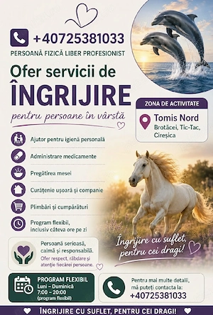 Îngrijire Cu Suflet Pentru Cei Dragi!