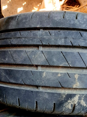 4 jante aliaj 4x100 pe 16" cu anvelope vara 205/55/16"  - imagine 4