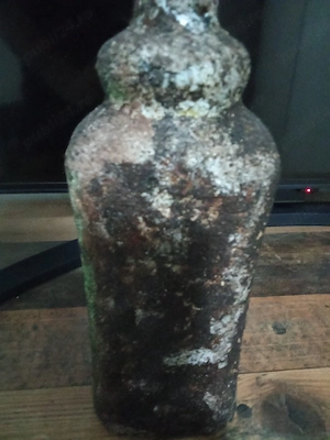 sticla decorativa cu efect Rusty 