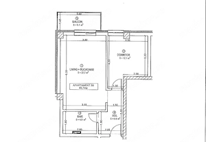 Apartament 2 camere, decomandat, etaj 3, parcare subterana inclusă  - imagine 5
