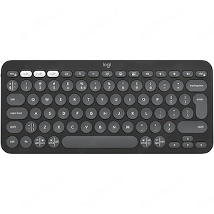 Tastatura Wireless LOGITECH Pebble Keys 2 K380s Multi-Device, Bluetooth, Layout US INT, black, noua,
