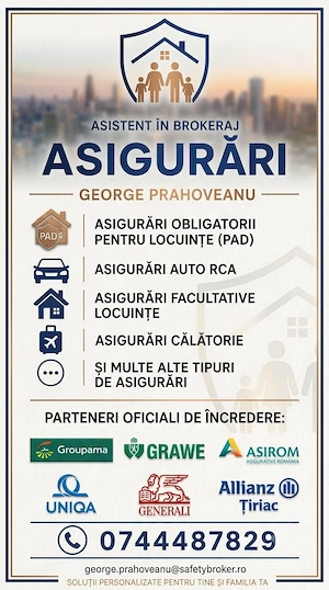 Broker Asigurări RCA   CASCO   PAD    Locuință   Călătorie   Consultanță Gratuită