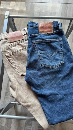 Blugi originali Levis 501, nepurtati, mărime M