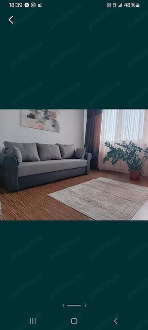 Închiriez apartament cu 2 camere in centru, aproape de piata Ovidiu,Primărie .