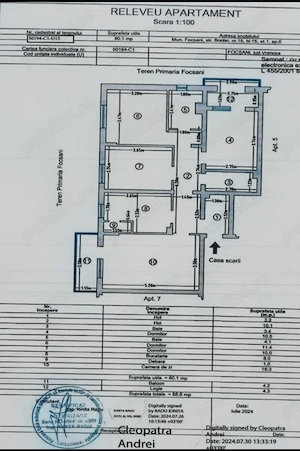 Vand apartament 4 camere, strada Brailei, Focsani - imagine 3