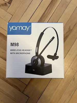 Cască Bluetooth YAMAY M98   Stare impecabilă, cu stație de încărcare
