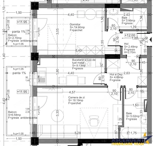 Dublu confort: 2 camere decomandate, 2 bai, 2 balcoane, clasa A, Avantgarden, Brasov - imagine 2