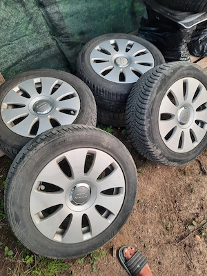 Vînd Jante Audi 5x112 205 55 R16 M S  - imagine 2