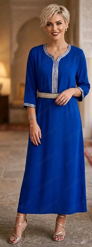 Rochie orientală, tip caftan, L - imagine 2