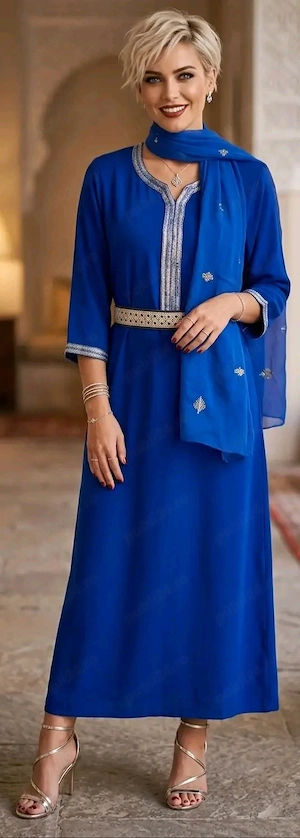 Rochie orientală, tip caftan, L - imagine 3
