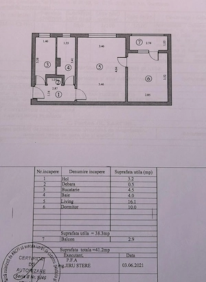 TOMIS NORD-Tulcei-2 camere confort 2- gaze trase in imobil 73900 euro!Se accepta si credit!