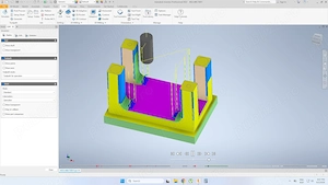 Servicii programare CAD CAM în Inventor CAM   frezare CNC 3 axe
