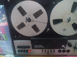 Magnetofon Telefunken M3000 Hifi 2-motor 3 head cu role metalice