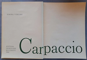 Album de artă Carpaccio   Simona Vărzaru (Editura Meridiane, 1981)   Stare Perfectă