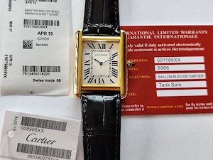ceas Cartier sigilat 