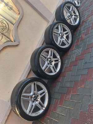 Vand jante 5X112 R18 cu anvelope (Mercedes)  - imagine 2