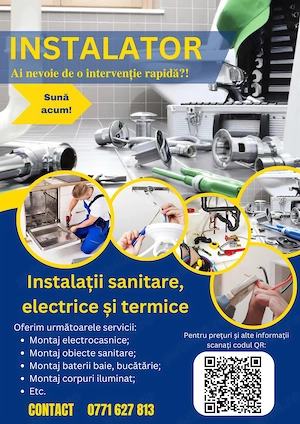 Instalator non-stop 24 7