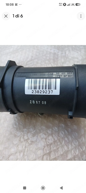 Debimetru Senzor masa aer Opel Astra H 1.8 2005 2011 Siemens GM 90411957 nou