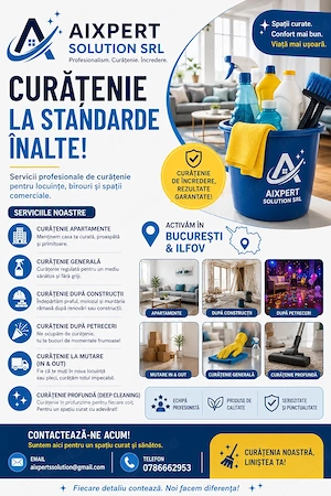 Curățenie Profesională București & Ilfov | Apartamente, Case, Birouri, După Constructor