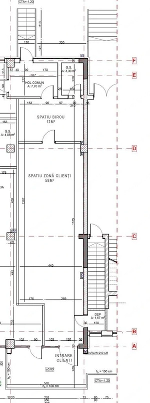 Spatiu comercial 3 camere zona Central Sibiu - imagine 5