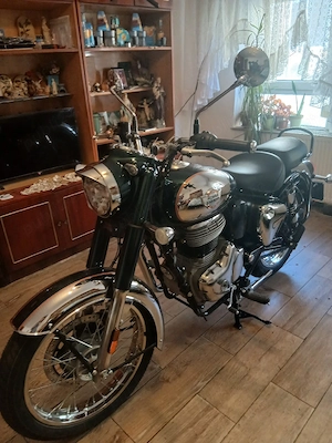 Vand motocicleta Royal Enfield noua 350 cmc nichel - imagine 4