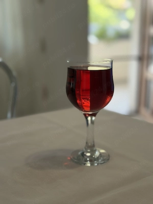 Vin roșu de casă   merlot & căpșunică producție proprie.