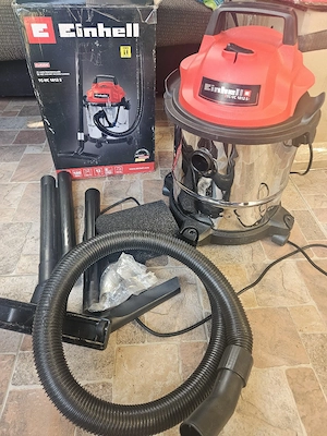 Aspirator umed uscat Einhell TC-VC 1812 S, 1250W, 12L inox