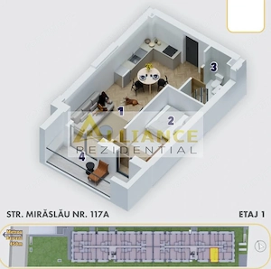 2 CAMERE TIP STUDIO ~ PRET MINIM DE LANSARE ~ METROU BERCENI - imagine 7
