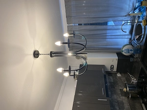 Set corpuri de iluninat IKEA ( 3 lustre negre+ 1 plafoniera)