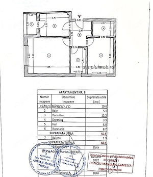 Decomandat 2 Camere 58mp Cu centrala proprie si Loc de parcare - imagine 7