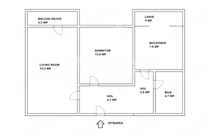 Apartament 2 camere de vanzare zona Spitalului si Medicina Sibiu - imagine 4