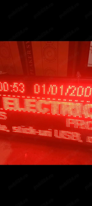 Reclama luminoasa programabila 4 randuri
