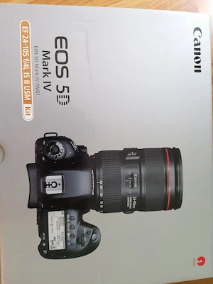 Aparat foto DSLR EOS5D Mark IV, body, 30 Mpx , CMOS full-frame, 36 x 24mm, Ob 24-105mm 1 4 IS II