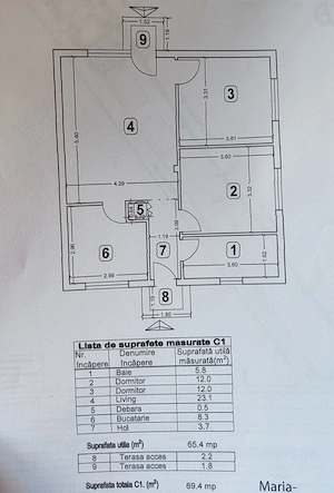 Casa pe parter tip duplex Domnesti - imagine 7