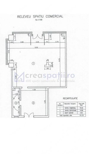 Spatiu comercial, 101mp, semicentru, Podul de Fier Iasi, spre aeroport - imagine 7